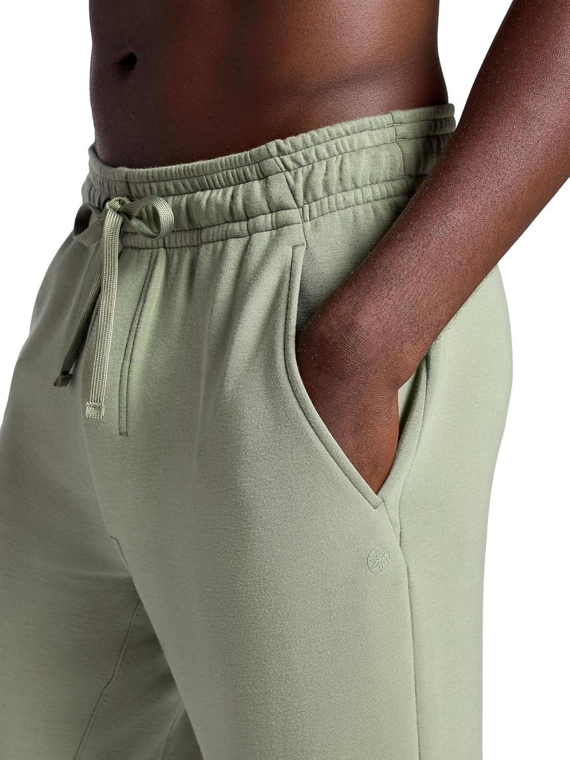 image:imageGaiam Mens Flow State Pant Relaxed Fit 29 Inseam Stretch Lightweight MaterialSea Spray