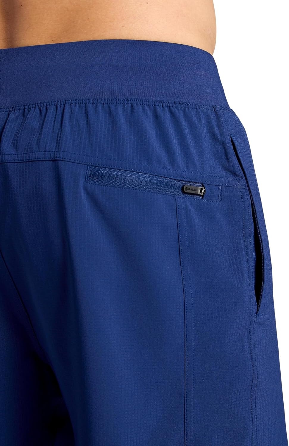 image:imageGaiam Mens Hatha 20 7 Short Standard Fit Stretch Lightweight Material MoistureWickingMedieval Blue