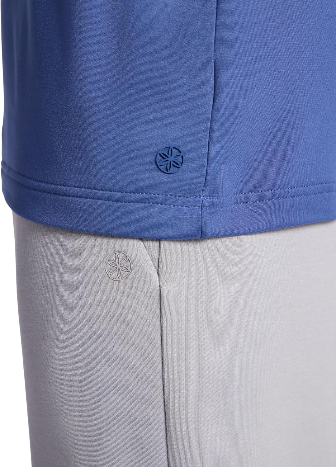 image:imageGaiam Mens Long Sleeve Crewneck Top Standard Fit Stretch Midweight MaterialTrue Navy Bliss Balance