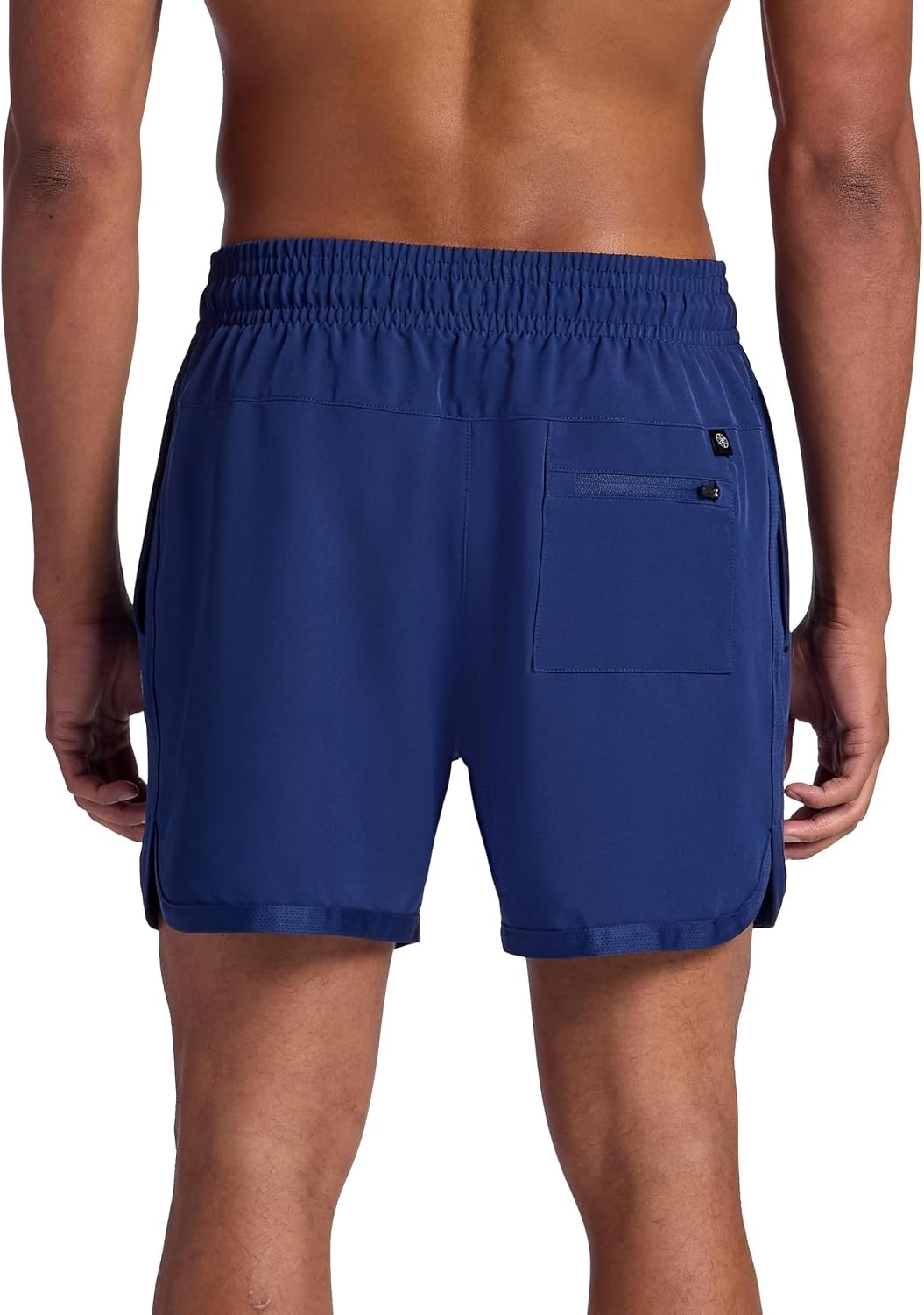 image:imageGaiam Mens Lunge 5 Short Standard Fit Stretch Lightweight Material MoistureWickingMedieval Blue