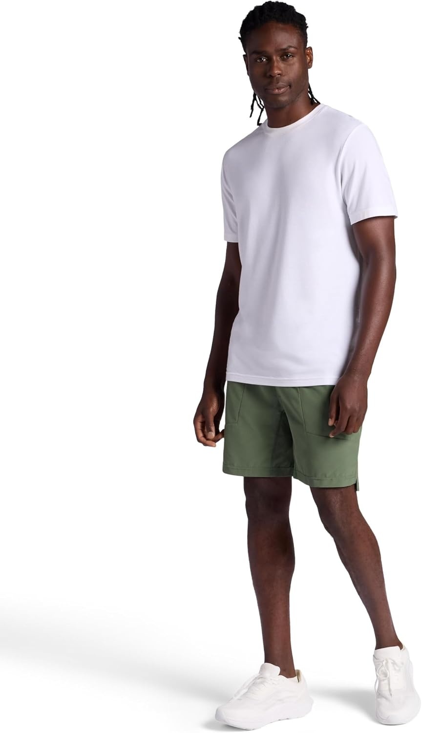 image:imageGaiam Mens Nomad 7 Short Standard Fit Stretch Lightweight Material MoistureWickingDuck Green