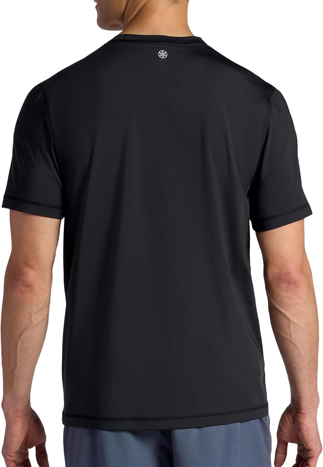 image:imageGaiam Mens Omtech Short Sleeve Crewneck TShirt Standard Fit Stretch Lightweight Performance MaterialBlack