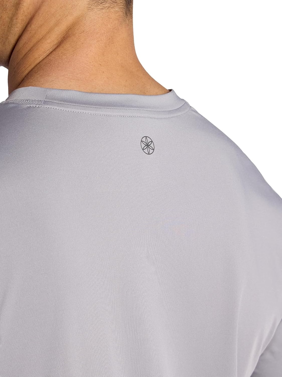 image:imageGaiam Mens Omtech Short Sleeve Crewneck TShirt Standard Fit Stretch Lightweight Performance MaterialSleet