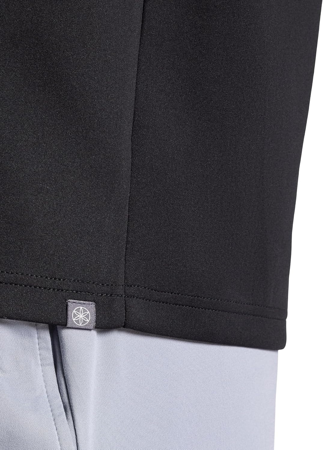image:imageGaiam Mens Recovery Long Sleeve QuarterZip Standard Fit Midweight Breathable MaterialBlack