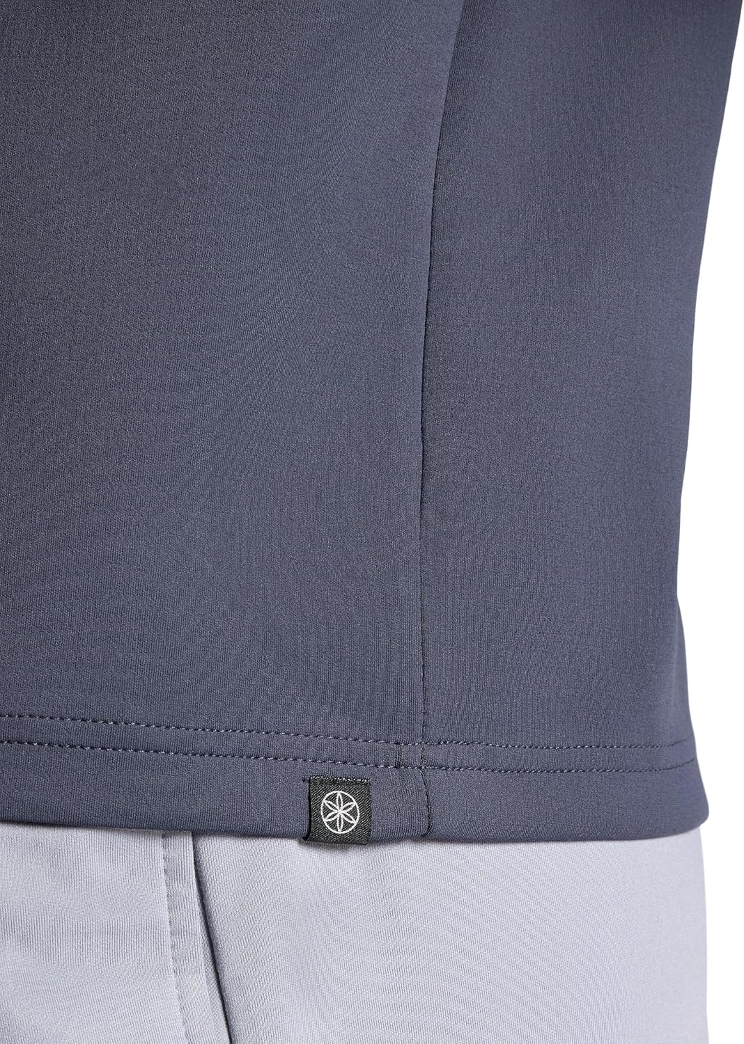 image:imageGaiam Mens Recovery Long Sleeve QuarterZip Standard Fit Midweight Breathable MaterialCool Grey