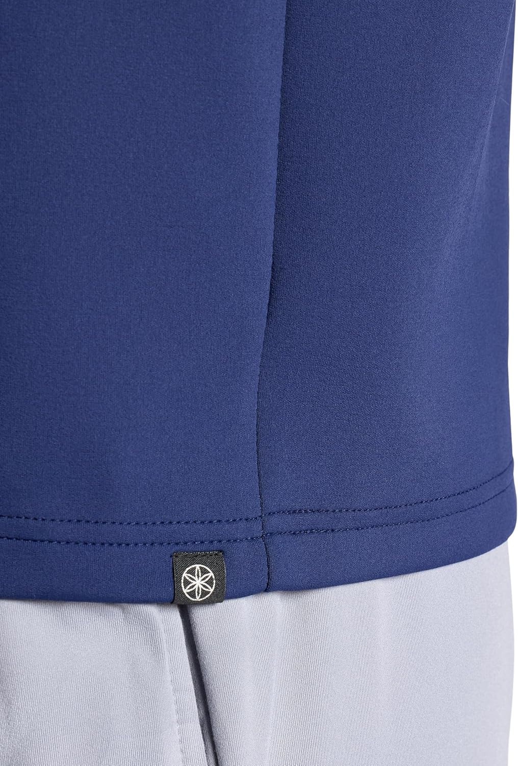 image:imageGaiam Mens Recovery Long Sleeve QuarterZip Standard Fit Midweight Breathable MaterialMedieval Blue
