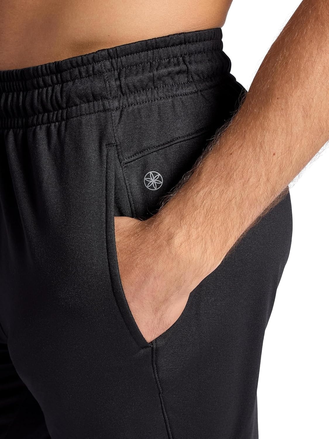 image:imageGaiam Mens Restorative Jogger Standard Fit 30 Inseam Stretch Midweight MaterialBlack