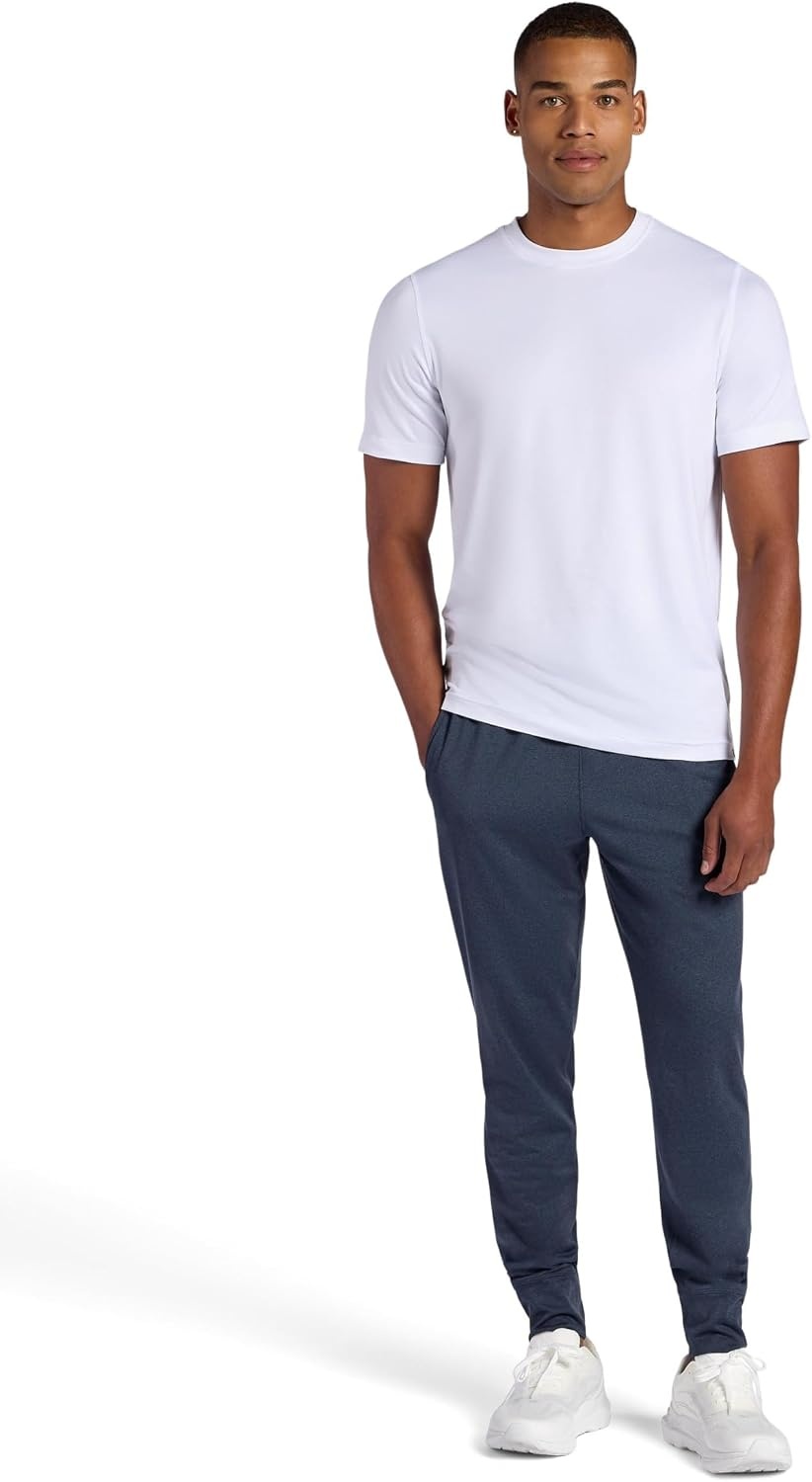 image:imageGaiam Mens Restorative Jogger Standard Fit 30 Inseam Stretch Midweight MaterialCool Grey Heather