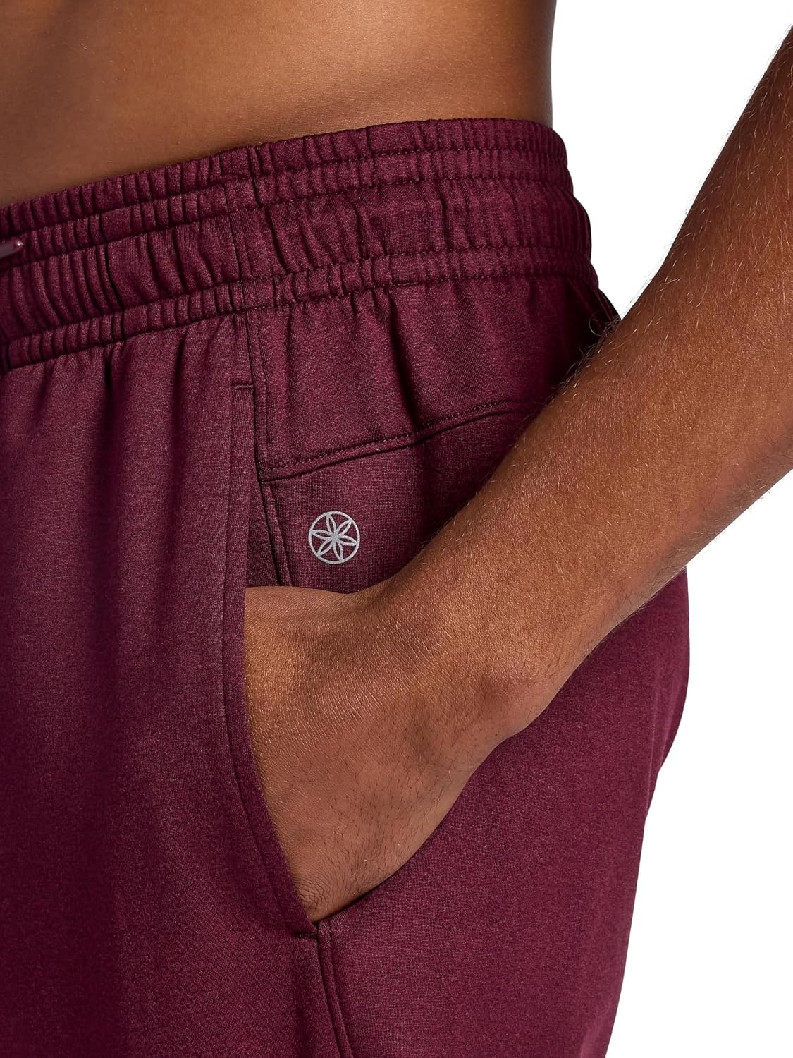 image:imageGaiam Mens Restorative Jogger Standard Fit 30 Inseam Stretch Midweight MaterialPort Royale Heather