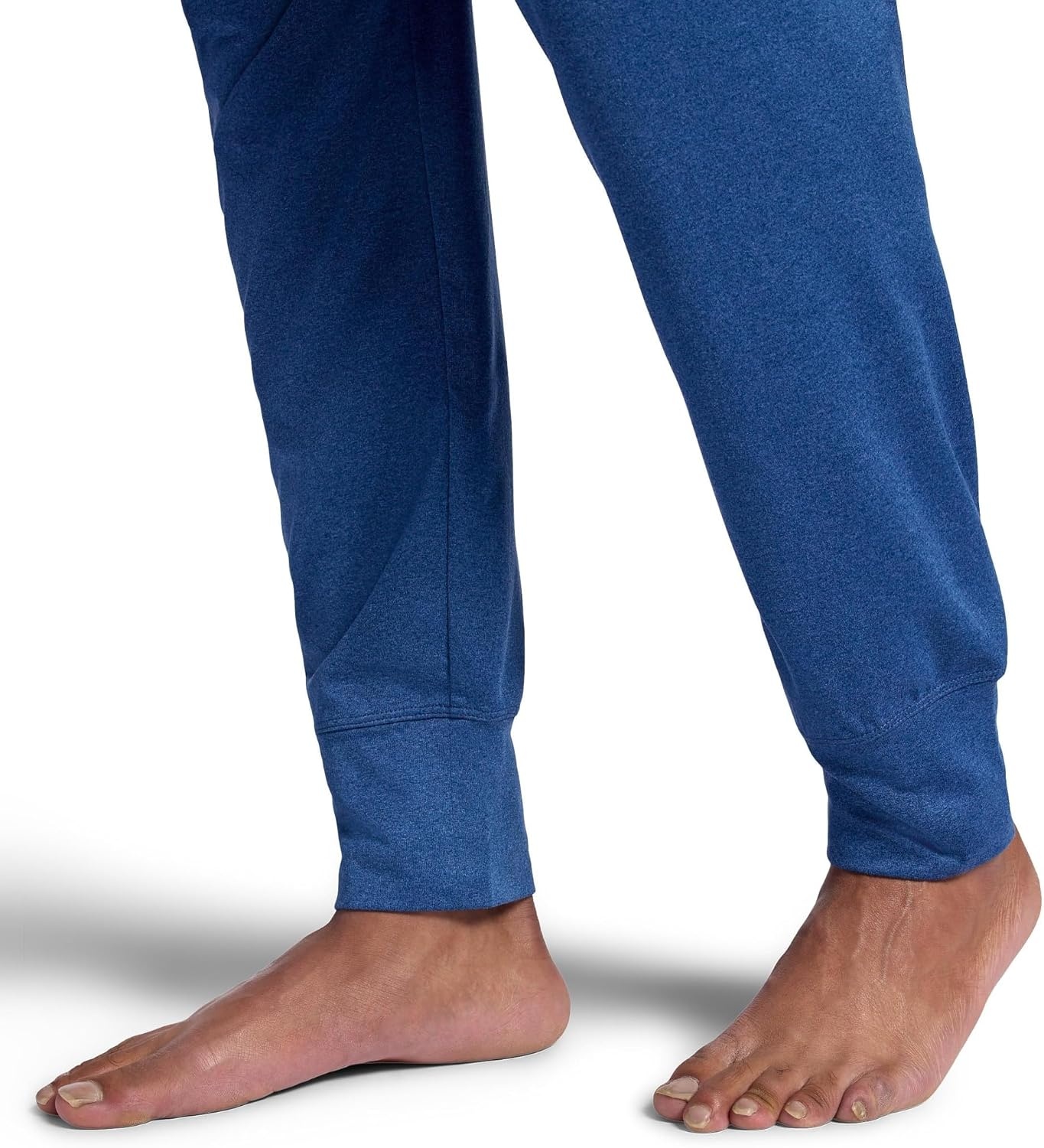 image:imageGaiam Mens Restorative Jogger Standard Fit 30 Inseam Stretch Midweight MaterialTrue Navy Heather