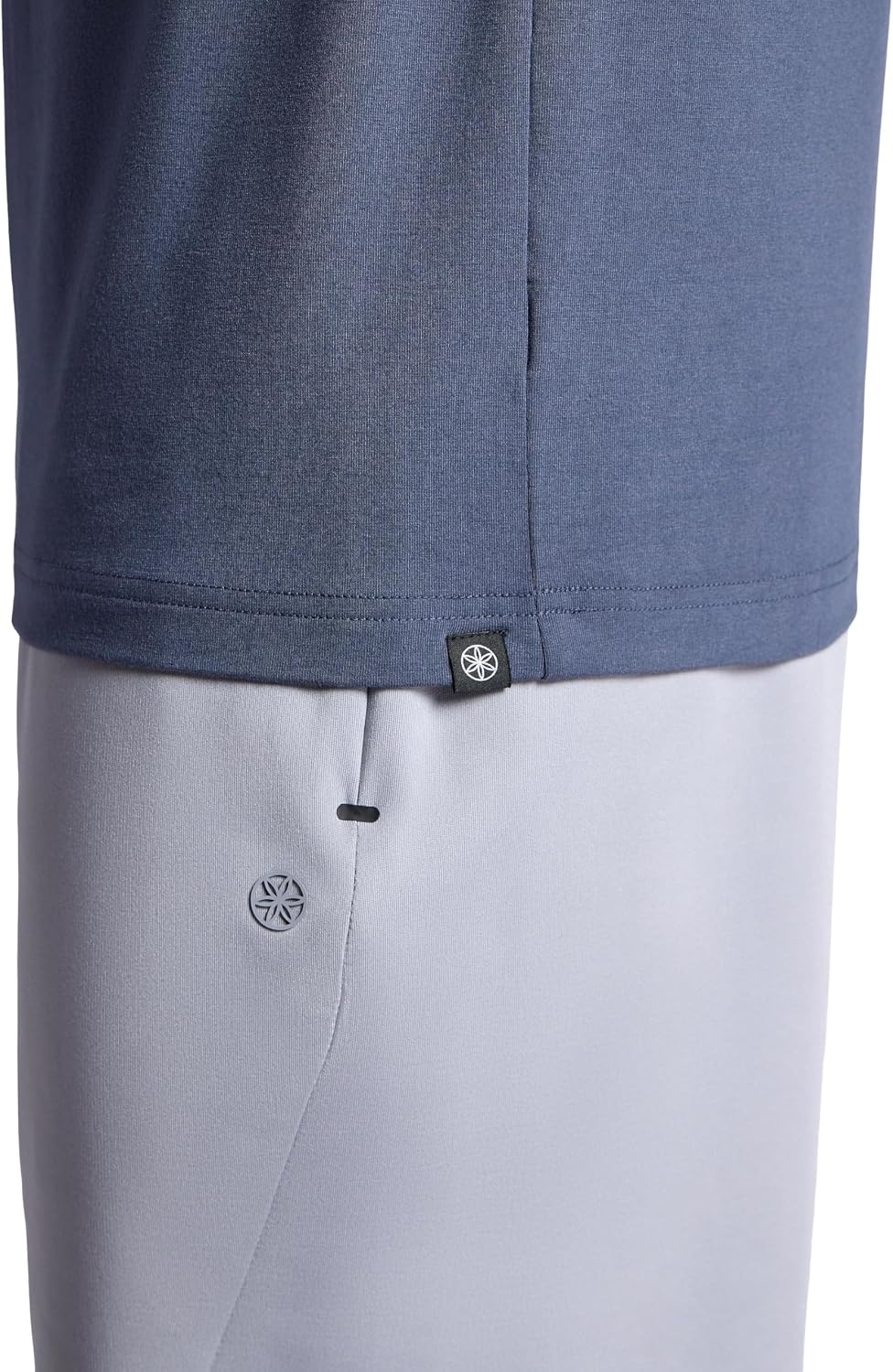 image:imageGaiam Mens Stretch Tech TShirt with Pocket Standard Fit Stretch Midweight MaterialCool Grey