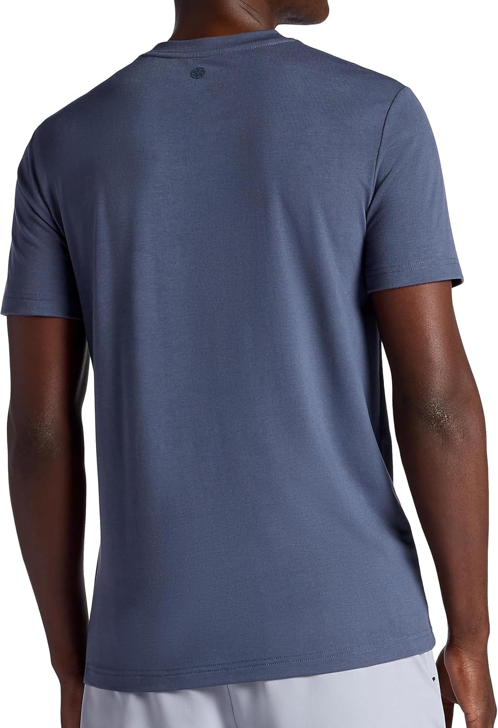 image:imageGaiam Mens Stretch Tech TShirt with Pocket Standard Fit Stretch Midweight MaterialCool Grey