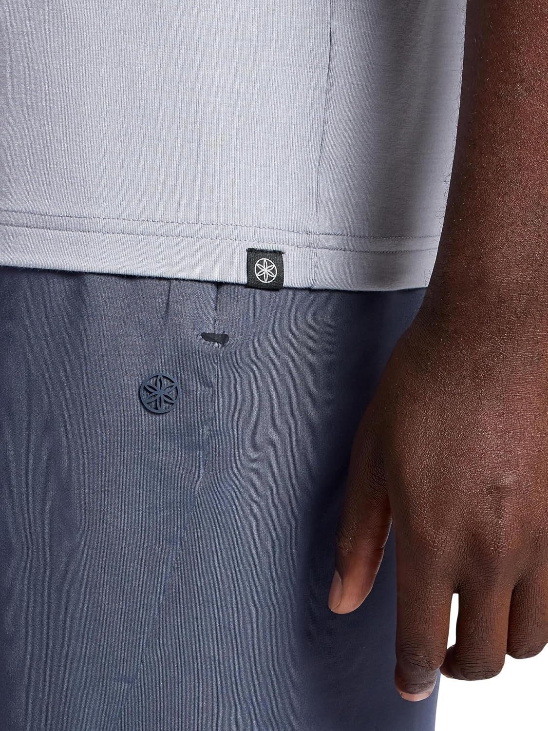 image:imageGaiam Mens Stretch Tech TShirt with Pocket Standard Fit Stretch Midweight MaterialSleet