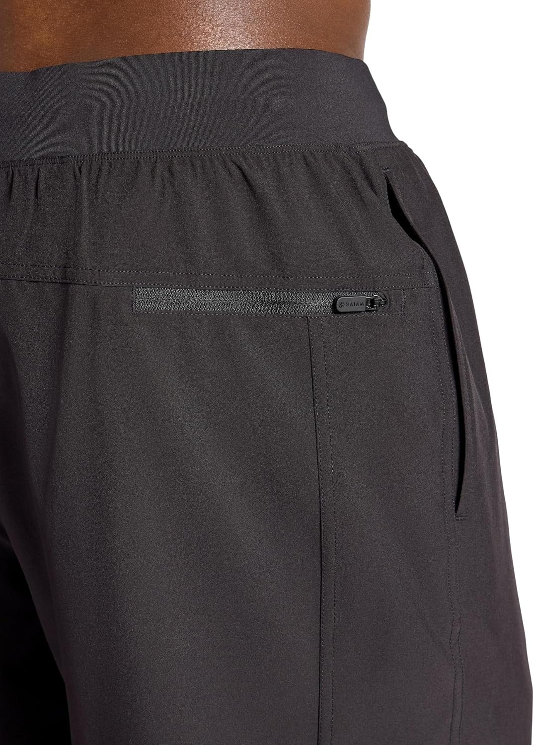 image:imageGaiam Mens Upside 7 Short with Liner Standard Fit Stretch Lightweight Material MoistureWickingBlack