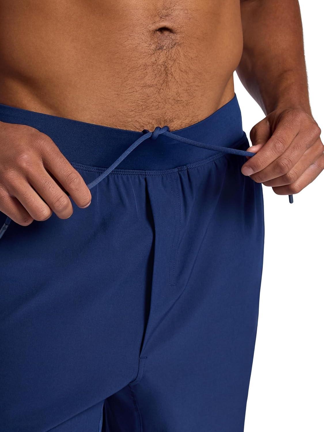 image:imageGaiam Mens Upside 7 Short with Liner Standard Fit Stretch Lightweight Material MoistureWickingMedieval Blue