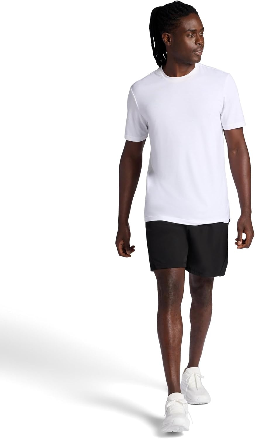 image:imageGaiam Mens Veda Short Standard Fit Stretch Lightweight Material MoistureWickingBlack 7 Inseam