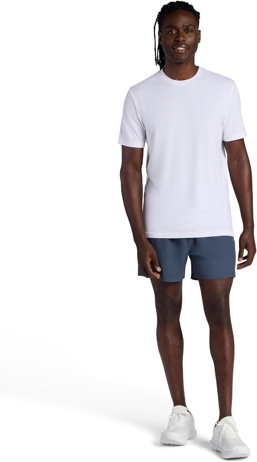 image:imageGaiam Mens Veda Short Standard Fit Stretch Lightweight Material MoistureWickingCool Grey 5 Inseam