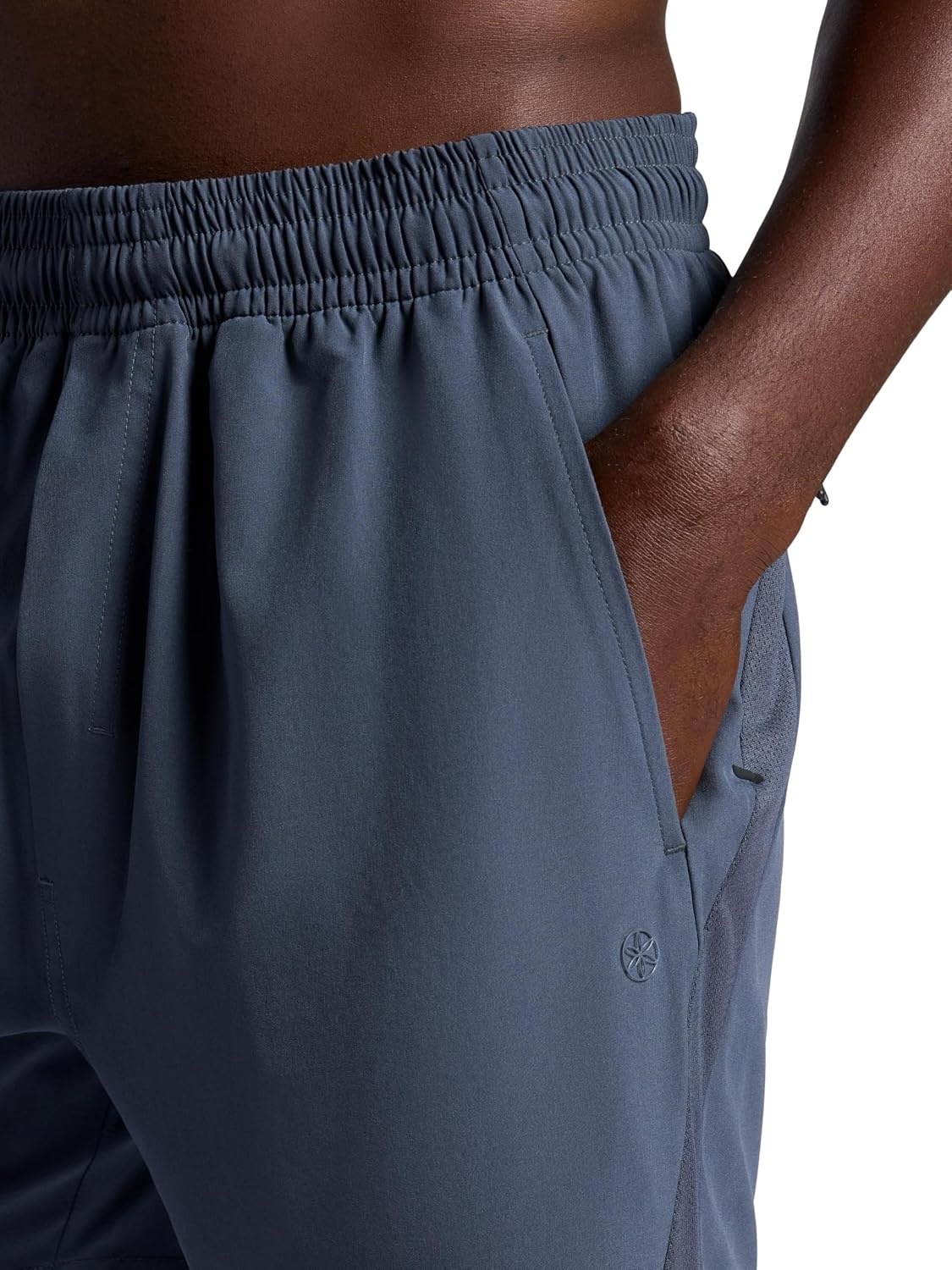 image:imageGaiam Mens Veda Short Standard Fit Stretch Lightweight Material MoistureWickingCool Grey 5 Inseam