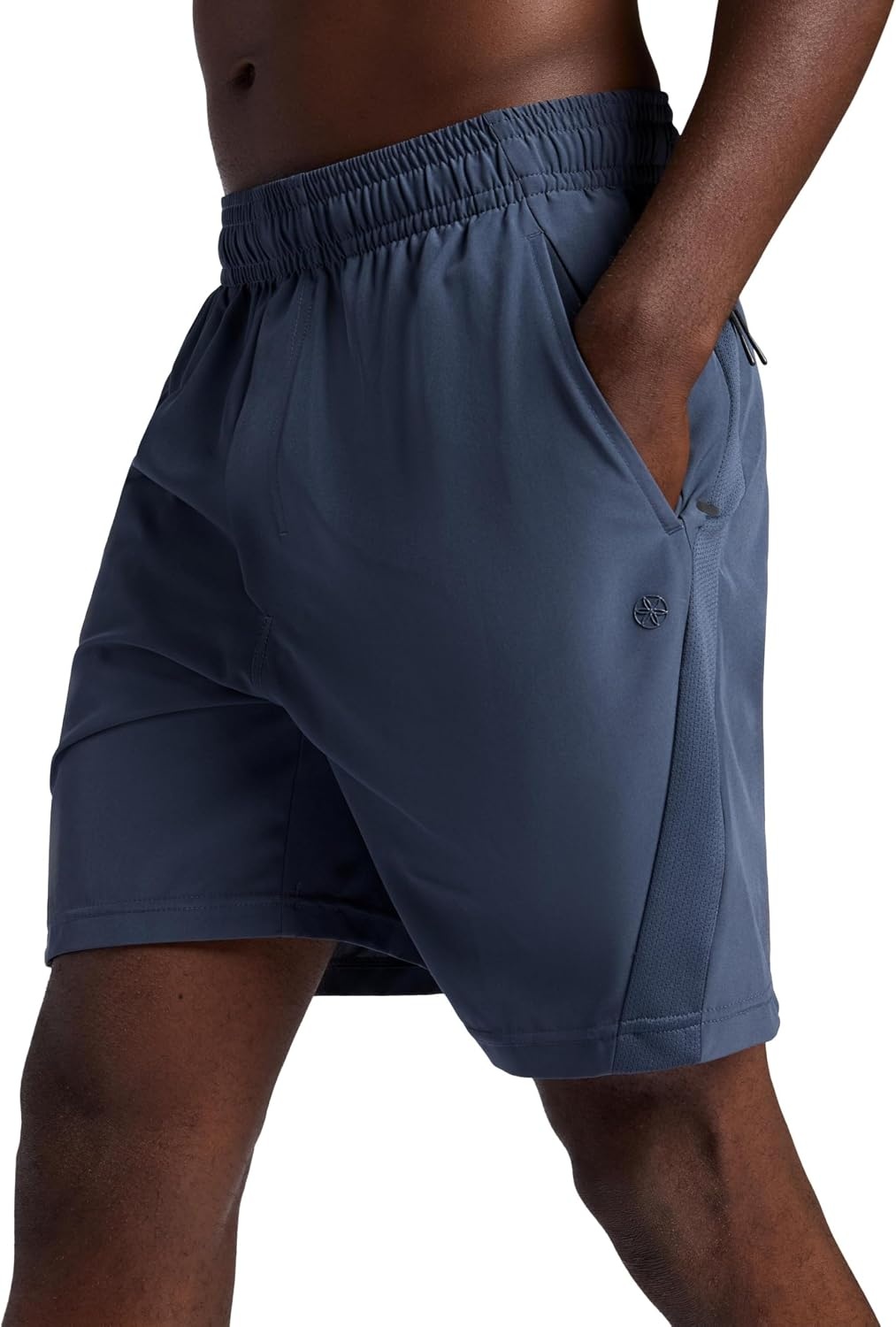 image:imageGaiam Mens Veda Short Standard Fit Stretch Lightweight Material MoistureWickingCool Grey 7 Inseam