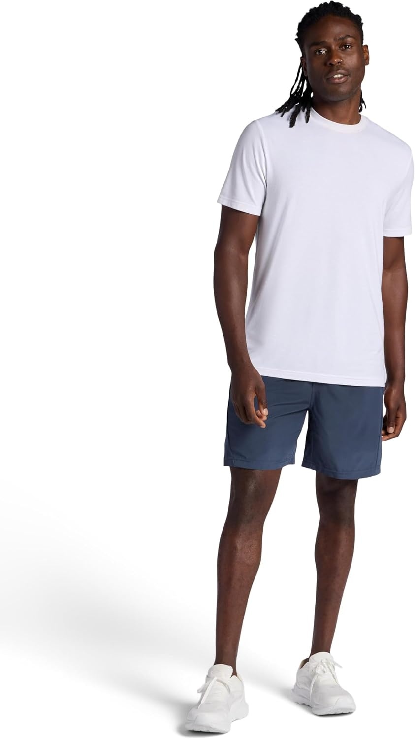 image:imageGaiam Mens Veda Short Standard Fit Stretch Lightweight Material MoistureWickingCool Grey 7 Inseam