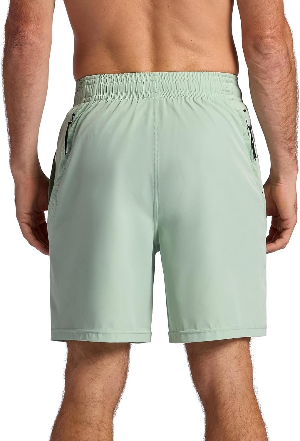 image:imageGaiam Mens Veda Short Standard Fit Stretch Lightweight Material MoistureWickingDusty Green 7 Inseam