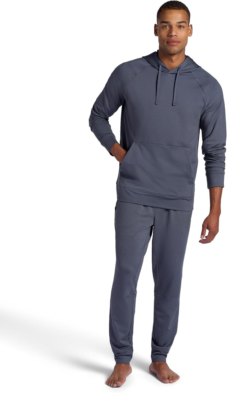 image:imageGaiam Mens Zen Flex Jogger Standard Fit 30 Inseam Stretch Midweight MaterialCool Grey Heather