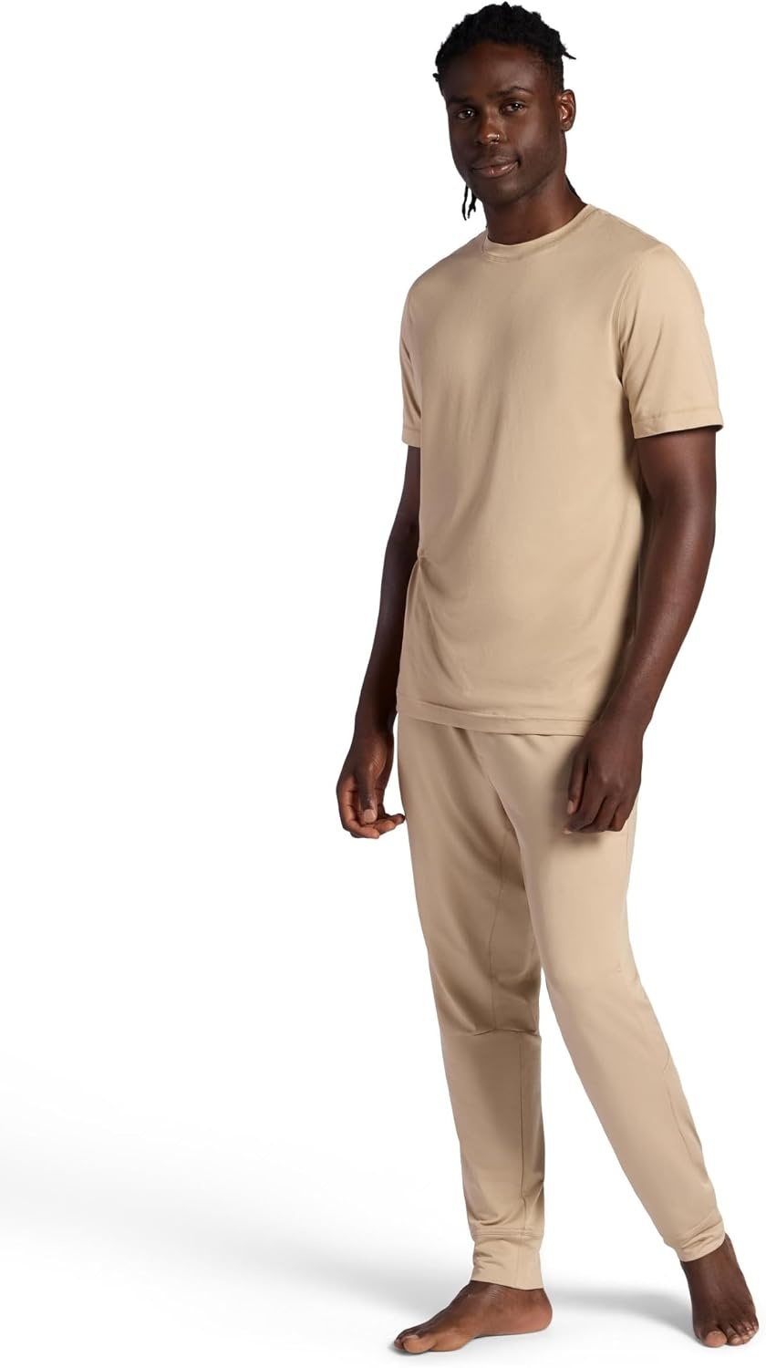 image:imageGaiam Mens Zen Flex Jogger Standard Fit 30 Inseam Stretch Midweight MaterialHumus