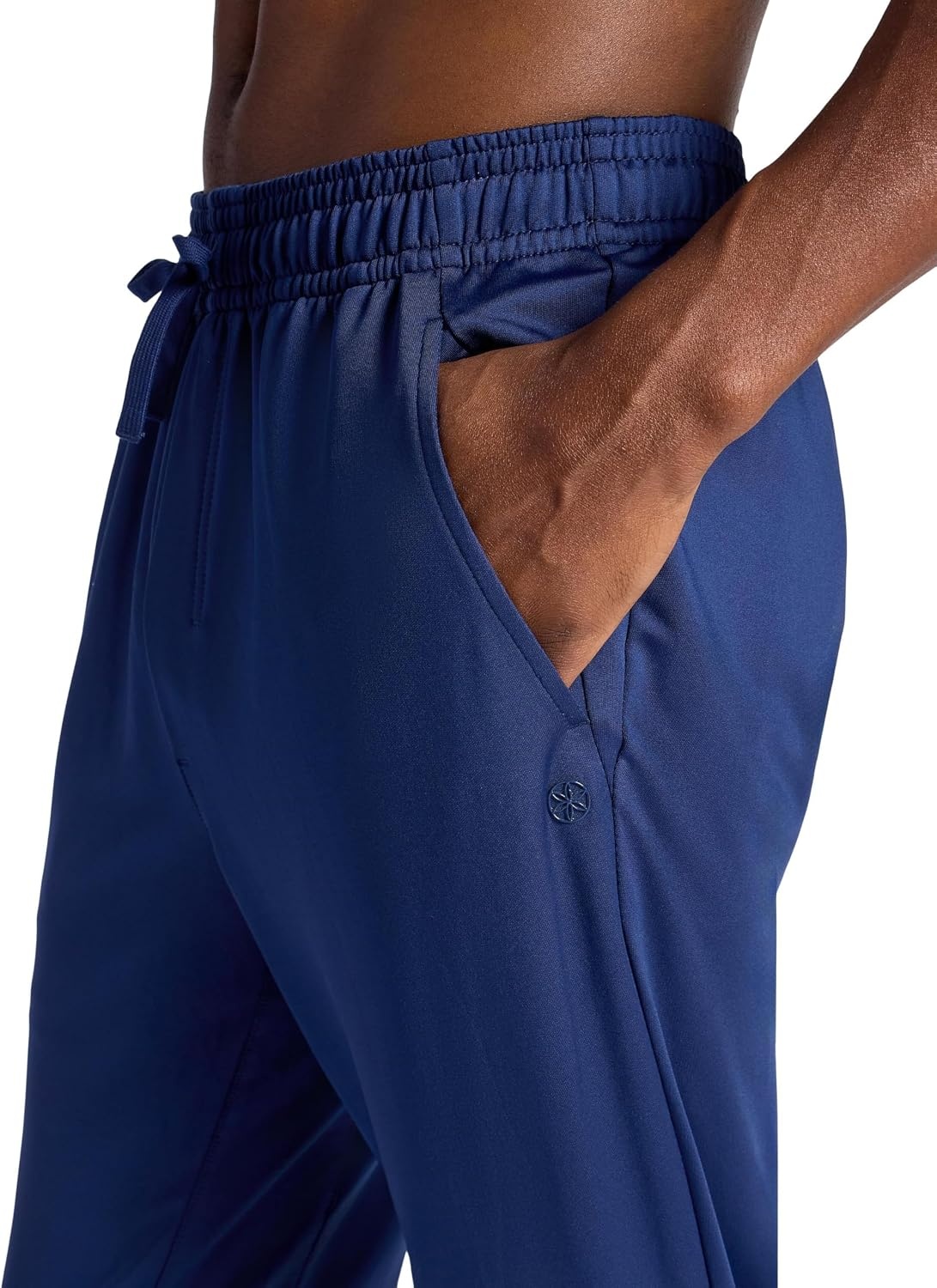 image:imageGaiam Mens Zen Flex Jogger Standard Fit 30 Inseam Stretch Midweight MaterialMedieval Blue