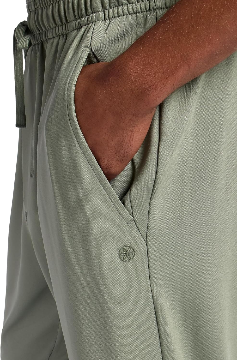 image:imageGaiam Mens Zen Flex Jogger Standard Fit 30 Inseam Stretch Midweight MaterialSea Spray