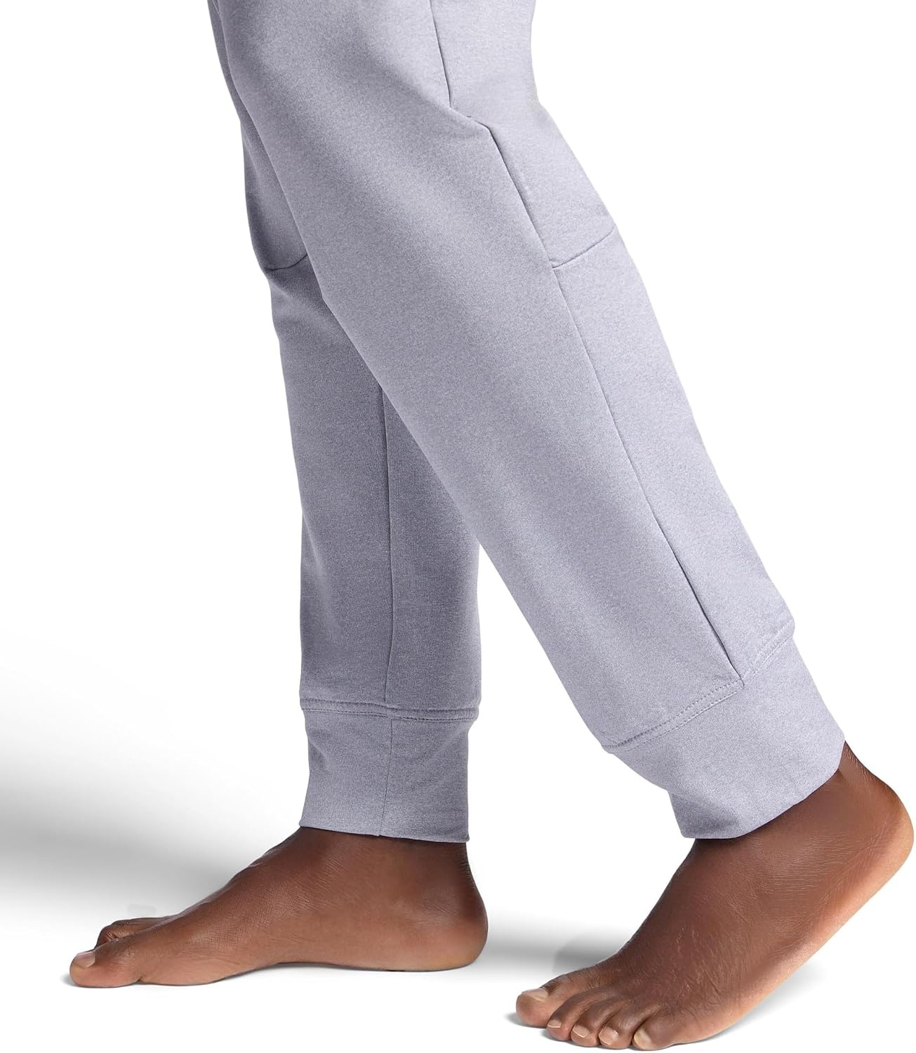 image:imageGaiam Mens Zen Flex Jogger Standard Fit 30 Inseam Stretch Midweight MaterialSleet Heather