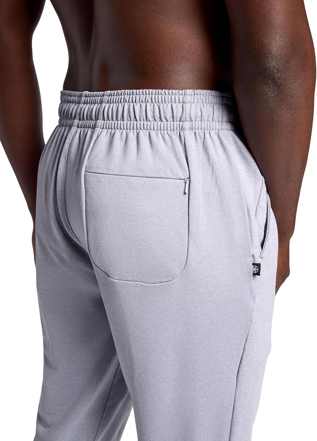image:imageGaiam Mens Zen Flex Jogger Standard Fit 30 Inseam Stretch Midweight MaterialSleet Heather