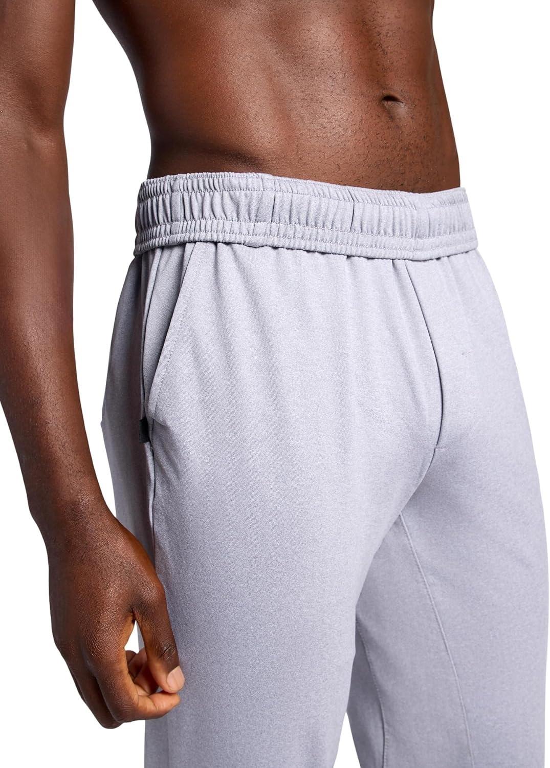 image:imageGaiam Mens Zen Flex Jogger Standard Fit 30 Inseam Stretch Midweight MaterialSleet Heather