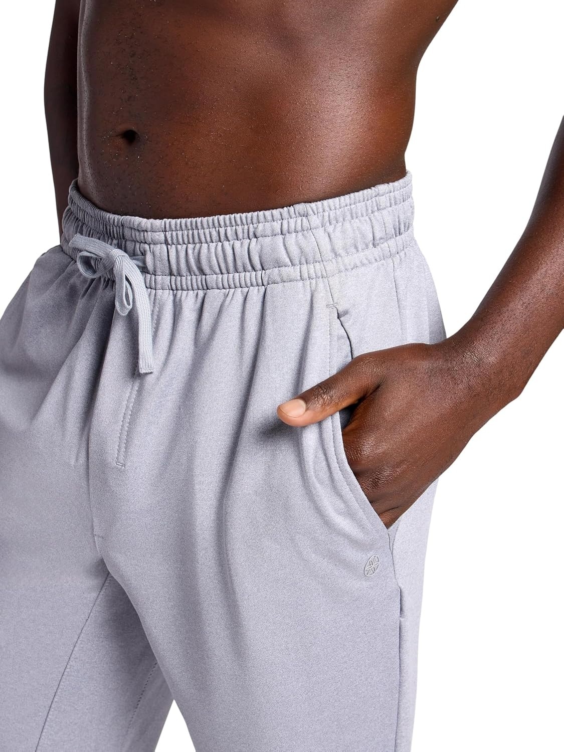 image:imageGaiam Mens Zen Flex Jogger Standard Fit 30 Inseam Stretch Midweight MaterialSleet Heather