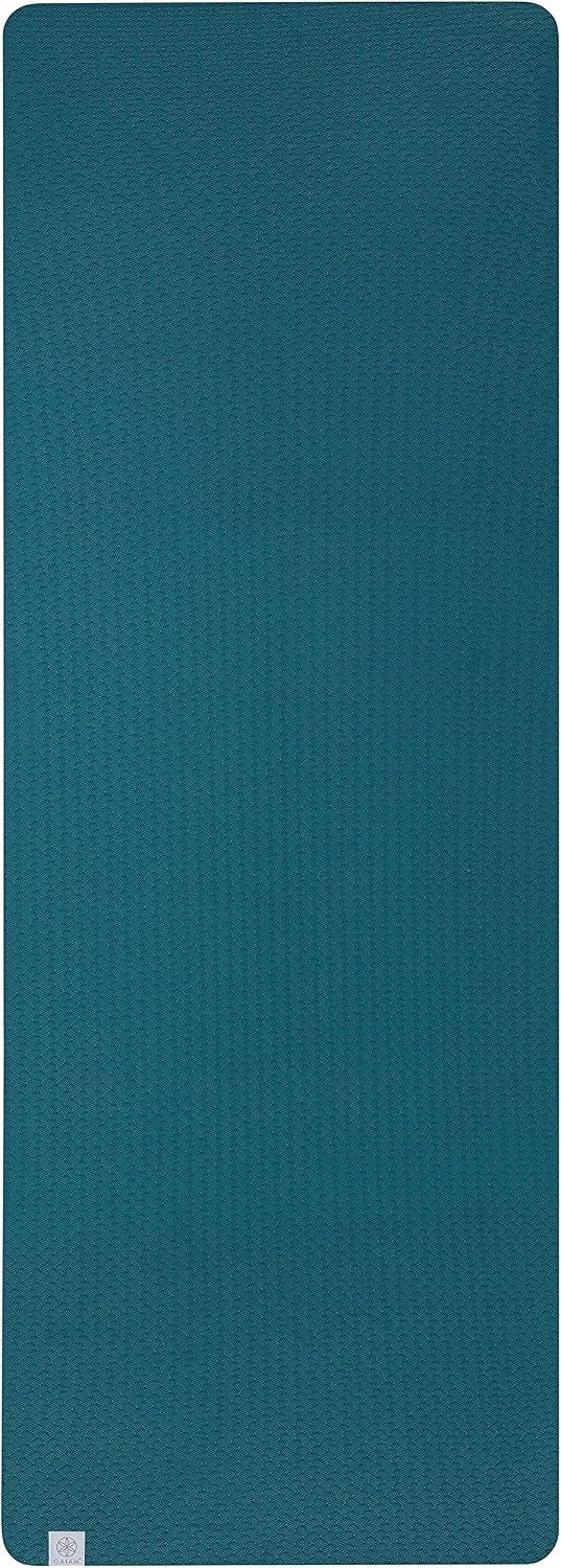 image:imageGaiam Performance TPE Yoga Mat 6mm NonSlip DualTexture NonSlip Surface EcoFriendly TPE SweatResistant Hot Yoga Yoga Pilates amp Floor Workouts 68x24Lake