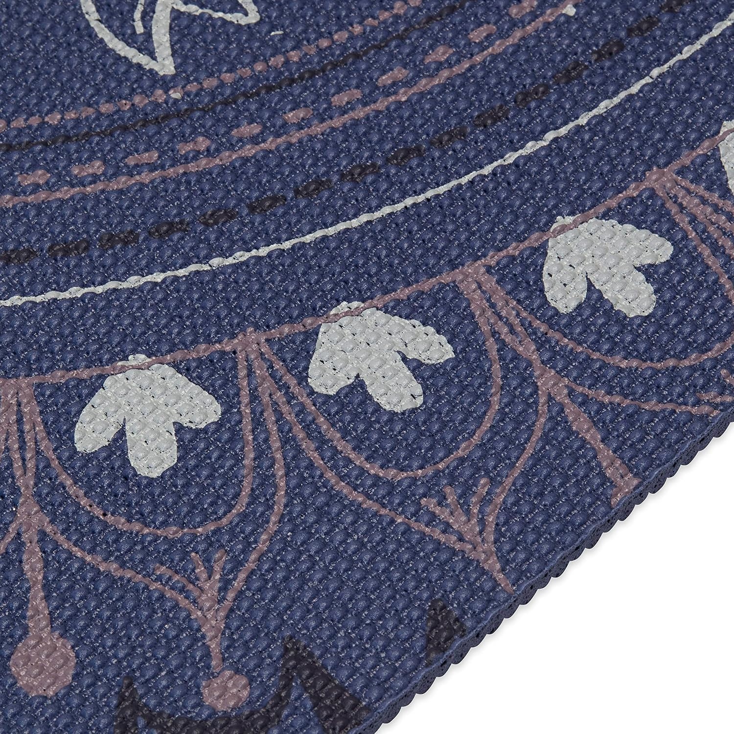 image:imageGaiam Premium Yoga Mat 6mm Thick Print Mat Premium 6mm thick cushioning for joint support Nonslip print design for yoga Pilates amp floor workoutsHere Now