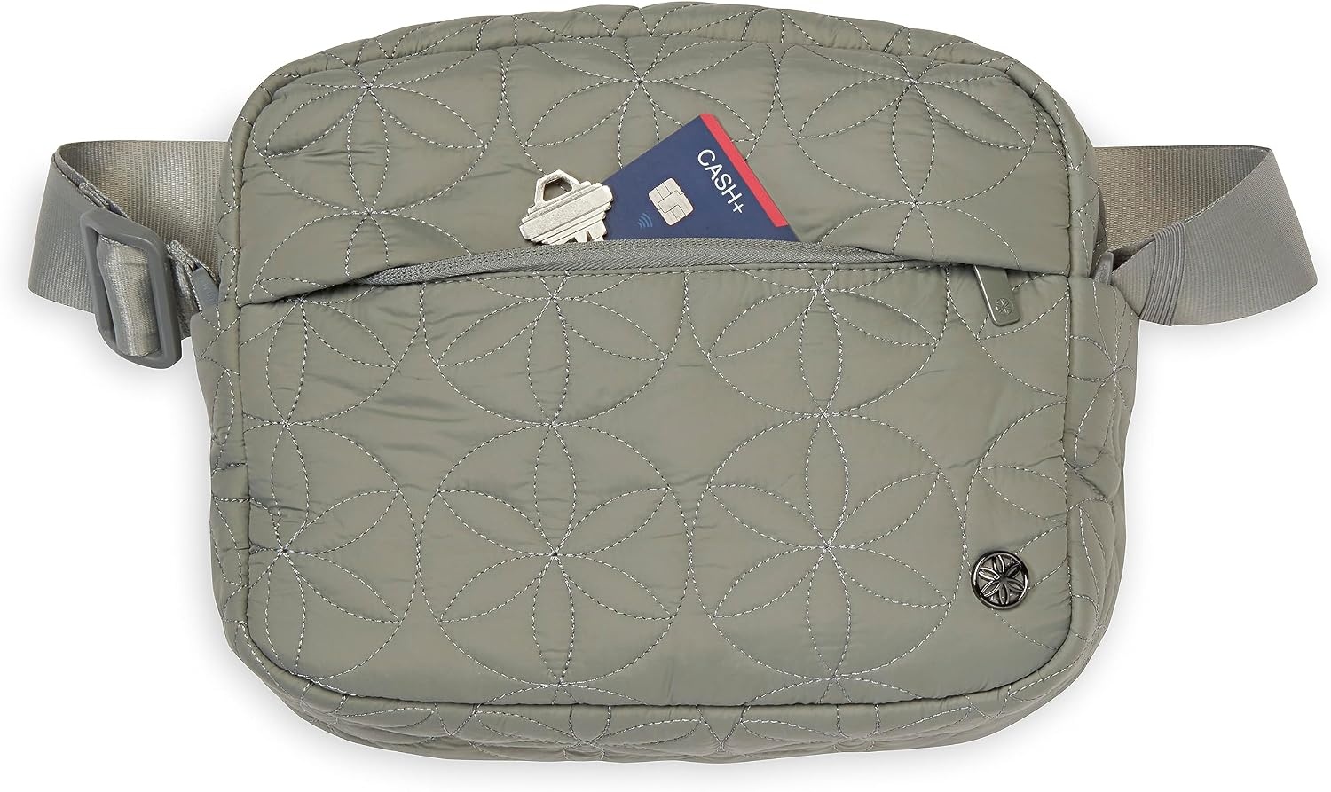image:imageGaiam Quilted Crossbody BagOlive