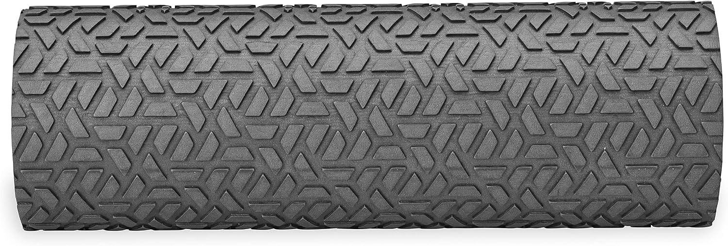 image:imageGaiam Restore Compact Textured Foam Roller 12 Muscle Recovery 12L x 4 Diameter Textured Surface Deep Tissue Massage TravelFriendly Muscle Recovery