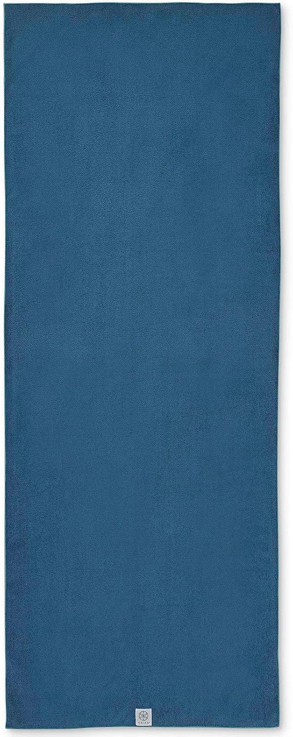image:imageGaiam StayPut Yoga Mat Towel NonSlip Corner Pockets Corner Pocket Anchors Microfiber NonSlip QuickDry Hot Yoga Bikram amp Pilates MatSizedLake