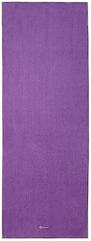 image:imageGaiam StayPut Yoga Mat Towel NonSlip Corner Pockets Corner Pocket Anchors Microfiber NonSlip QuickDry Hot Yoga Bikram amp Pilates MatSizedPurple
