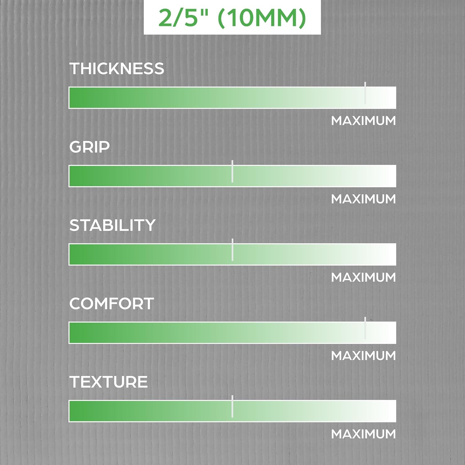 image:imageGaiam Thick Yoga Mat Exercise amp Fitness Mat with EasyCinch Carrying Strap NonSlip NBR Foam Joint Cushioning Yoga Pilates Fitness amp Floor Workouts 72L x 24WGreen