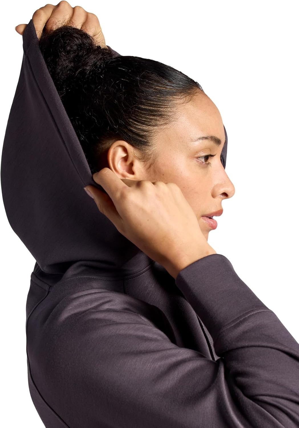 image:imageGaiam Womens Hudson Hoodie Relaxed Fit Stretch Cool Touch FabricShadow
