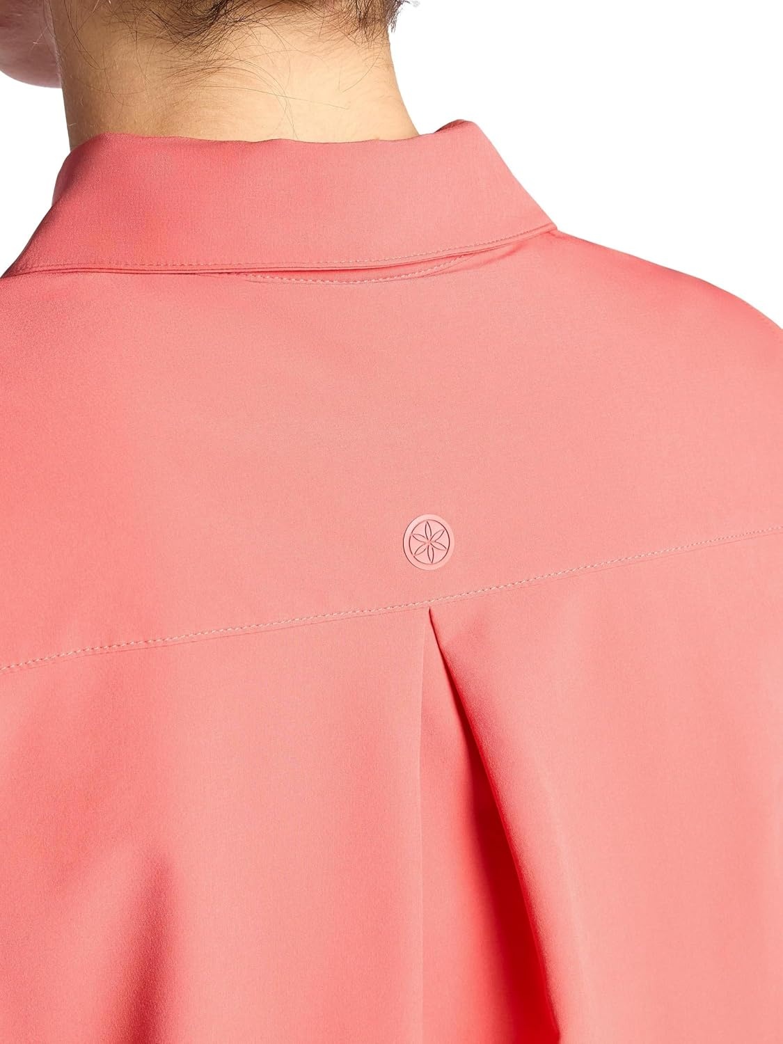 image:imageGaiam Womens On The Move Woven Tank Top Standard Fit Stretch Lightweight MaterialSpiced Coral