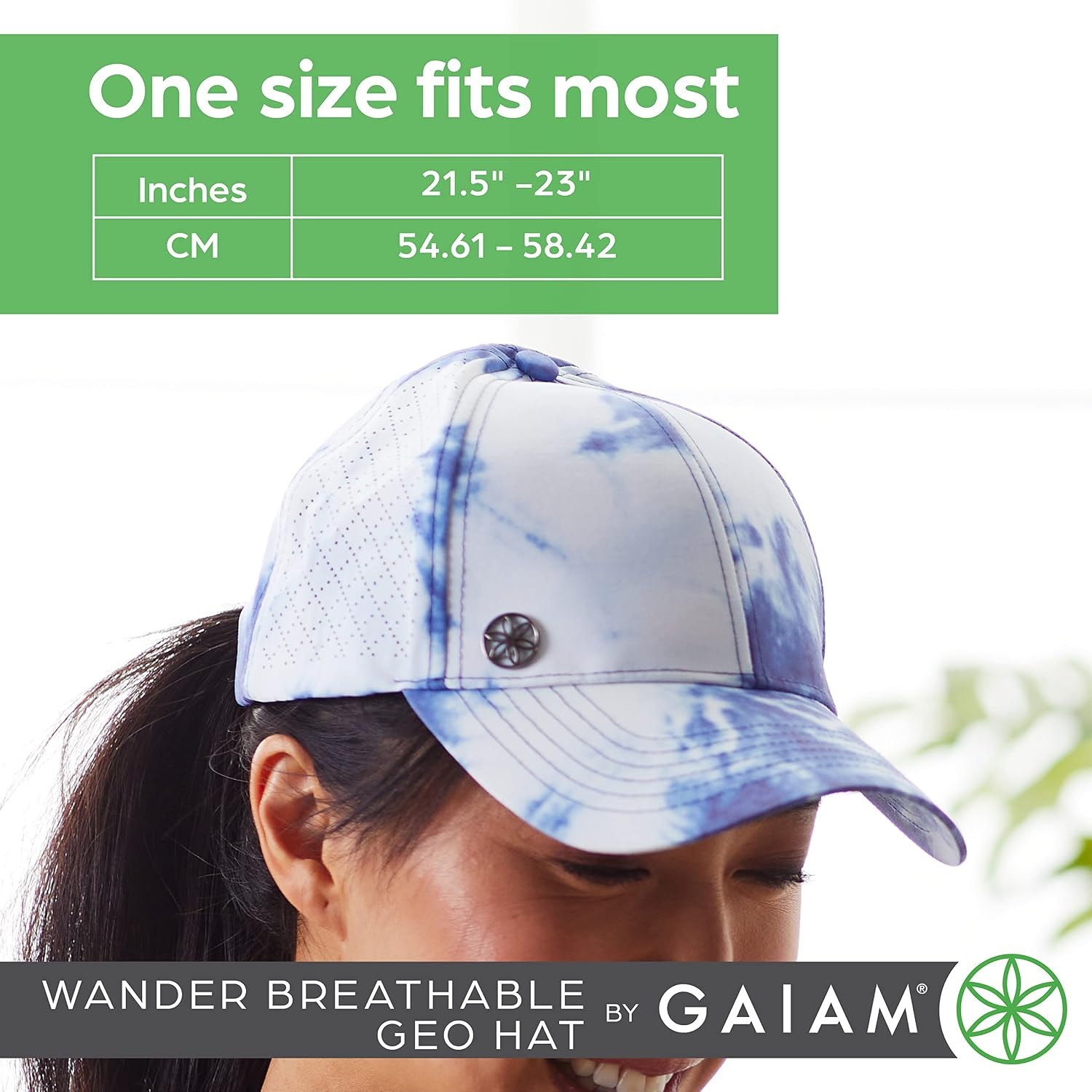 image:imageGaiam Womens Wander Breathable Geo HatBlush