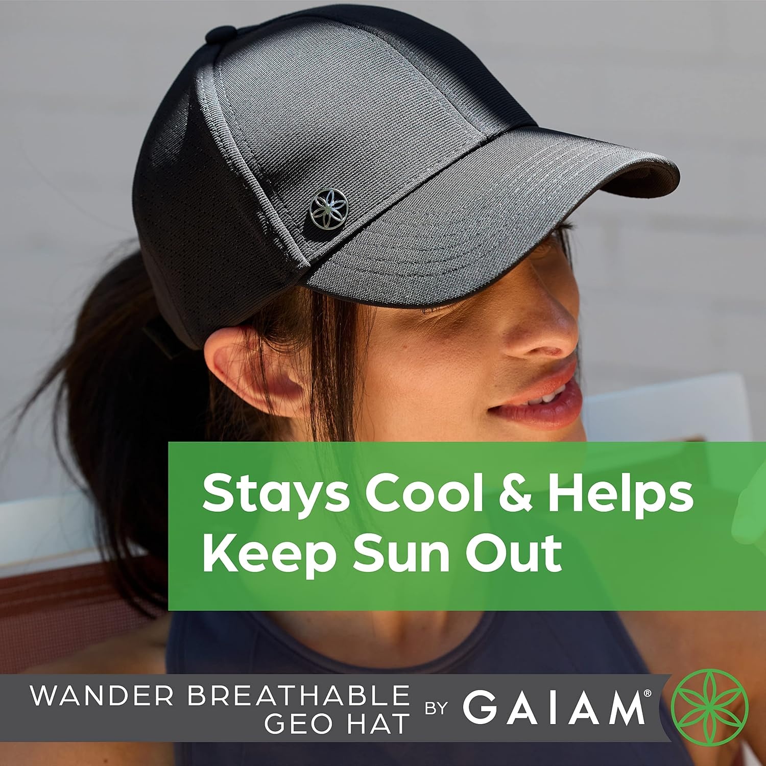 image:imageGaiam Womens Wander Breathable Geo HatDusk