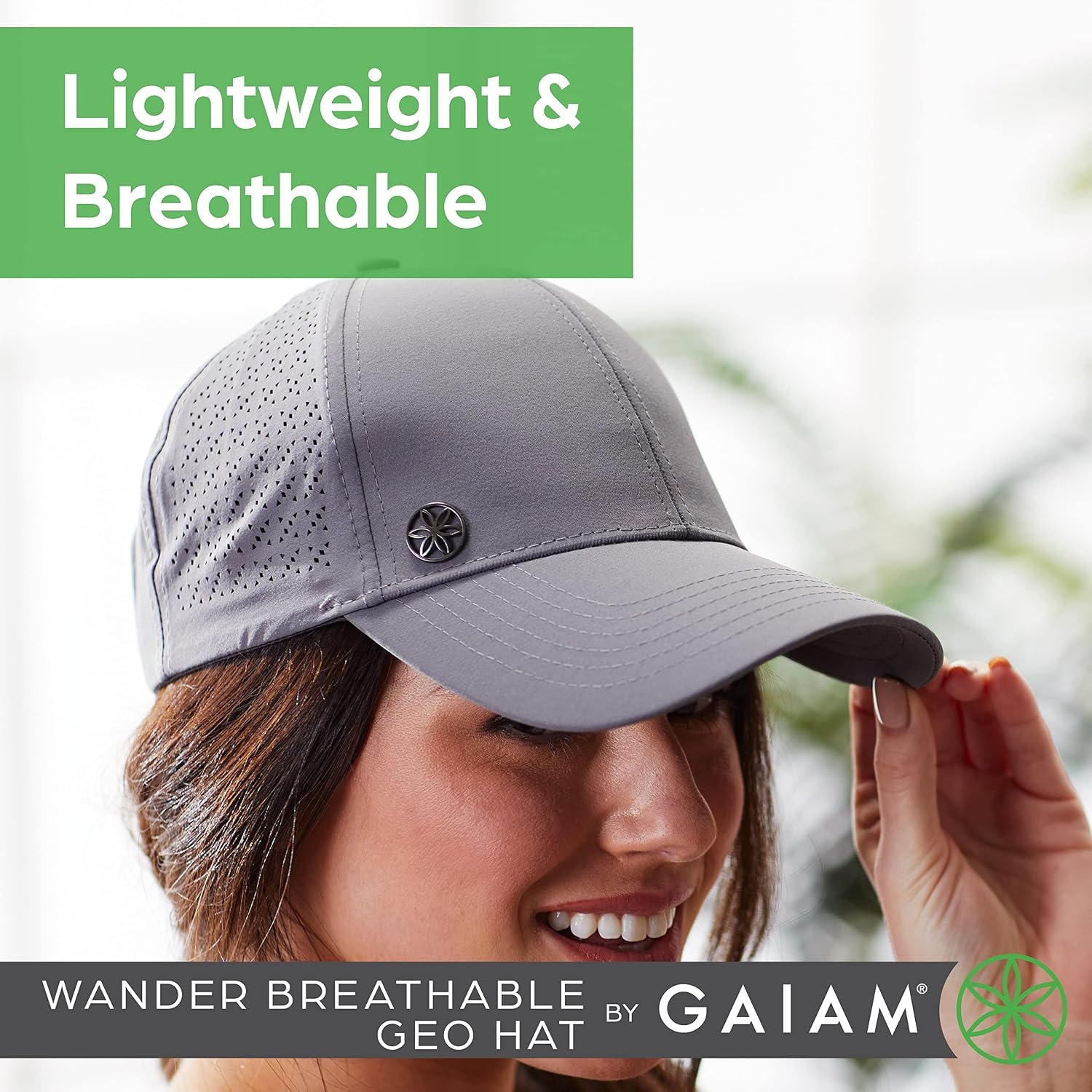 image:imageGaiam Womens Wander Breathable Geo HatDusk