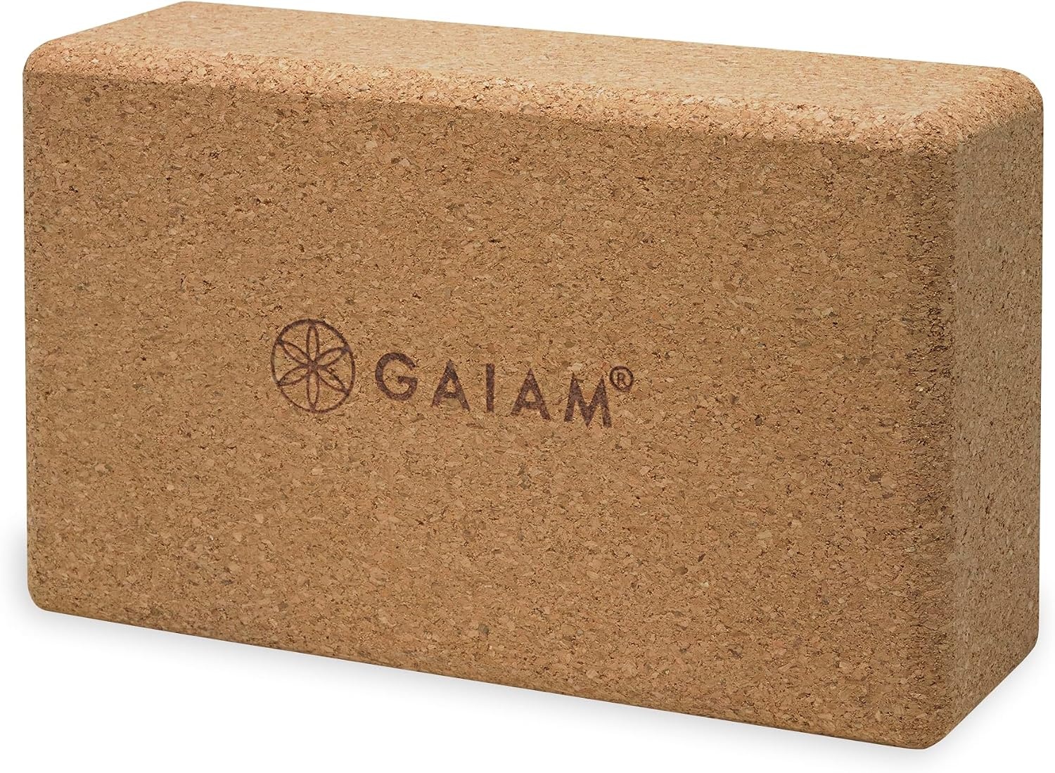 image:imageGaiam Yoga Block Supportive LatexFree Eva Foam Soft NonSlip Surface with Beveled Edges for Yoga Pilates MeditationCork