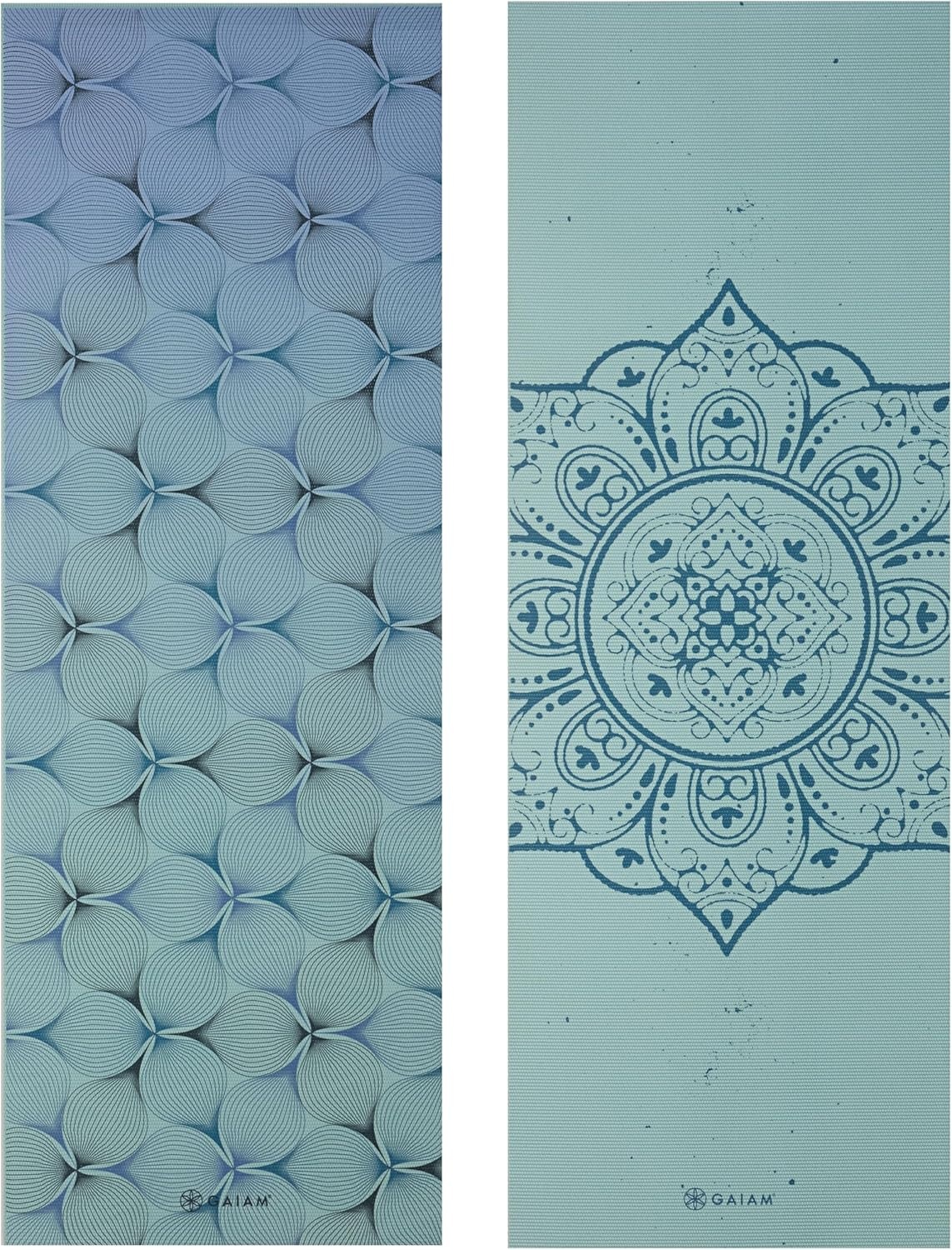 image:imageGaiam Yoga Mat Premium 6mm Print Reversible Extra Thick Non Slip Exercise amp Fitness Mat for All Types of Yoga Pilates amp Floor Workouts 68 x 24 x 6mm ThickMandala Trance