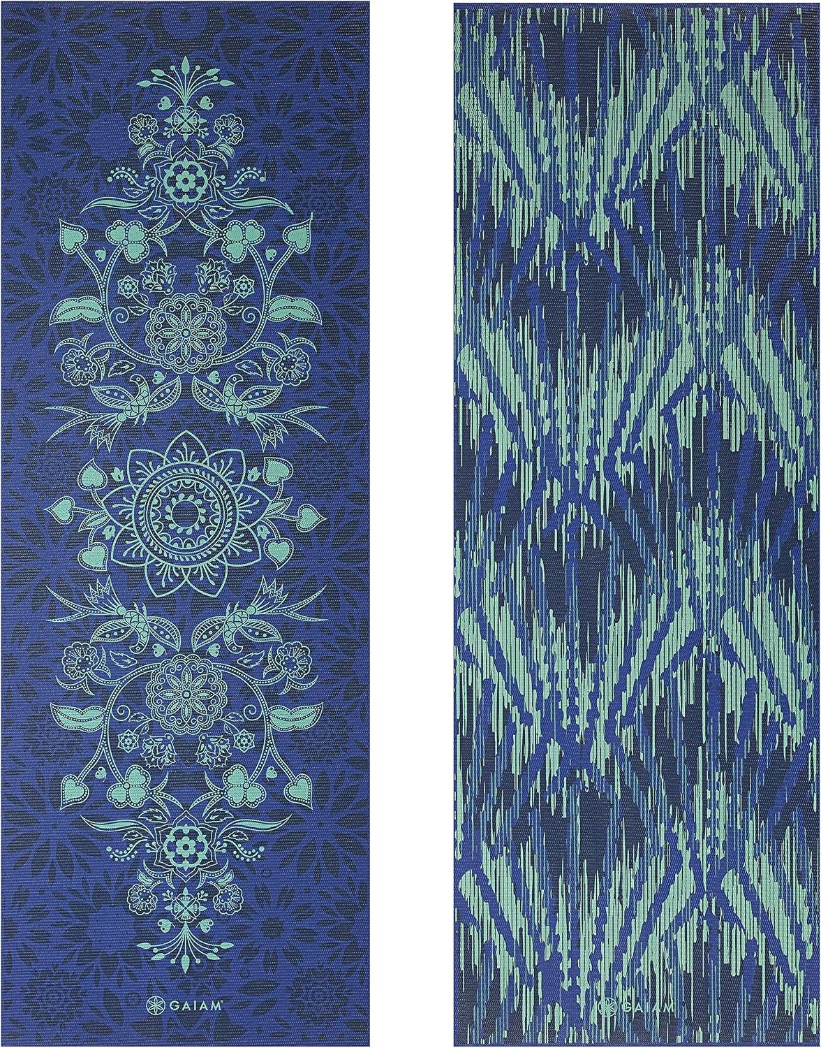 image:imageGaiam Yoga Mat Premium 6mm Print Reversible Extra Thick Non Slip Exercise amp Fitness Mat for All Types of Yoga Pilates amp Floor Workouts 68 x 24 x 6mm ThickDivine Impressionist
