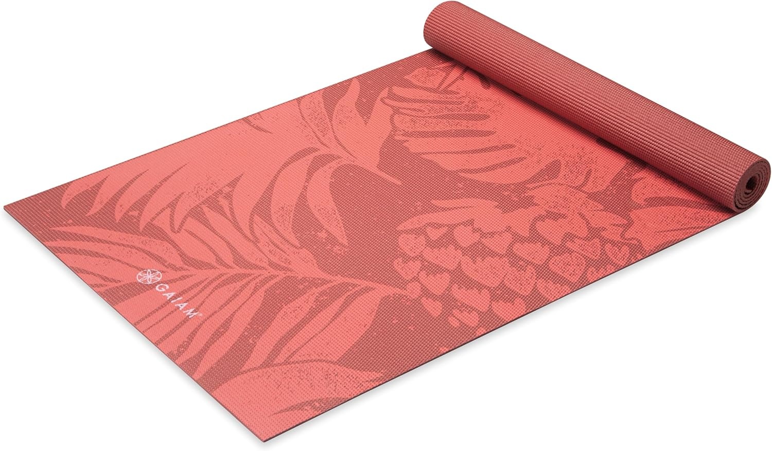 image:imageGaiam Yoga Mat Classic Print 4mm NonSlip Mat Lightweight 4mm print yoga mat with nonslip grip Ideal for yoga Pilates amp floor workouts at home or studioTropical Sunrise