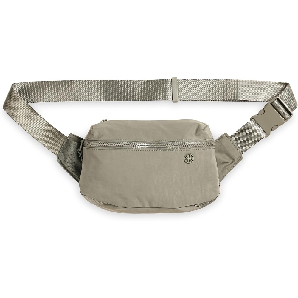 image:imageGaiam Be Free Waist Pack Lightweight Fanny Pack Light Grey  Lightweight Fanny Pack  WaterRepellent Nylon  Adjustable Belt  Running Yoga Gym amp Everyday Active CarryOlive